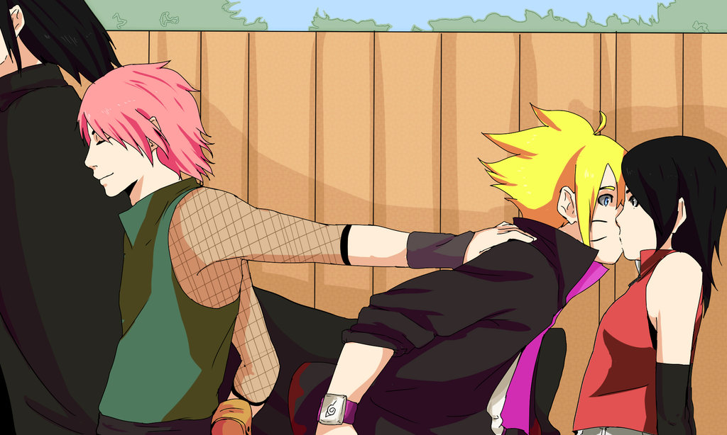 博人传:博人偷偷送花给佐良娜表白,佐良娜的初吻给了博人君!