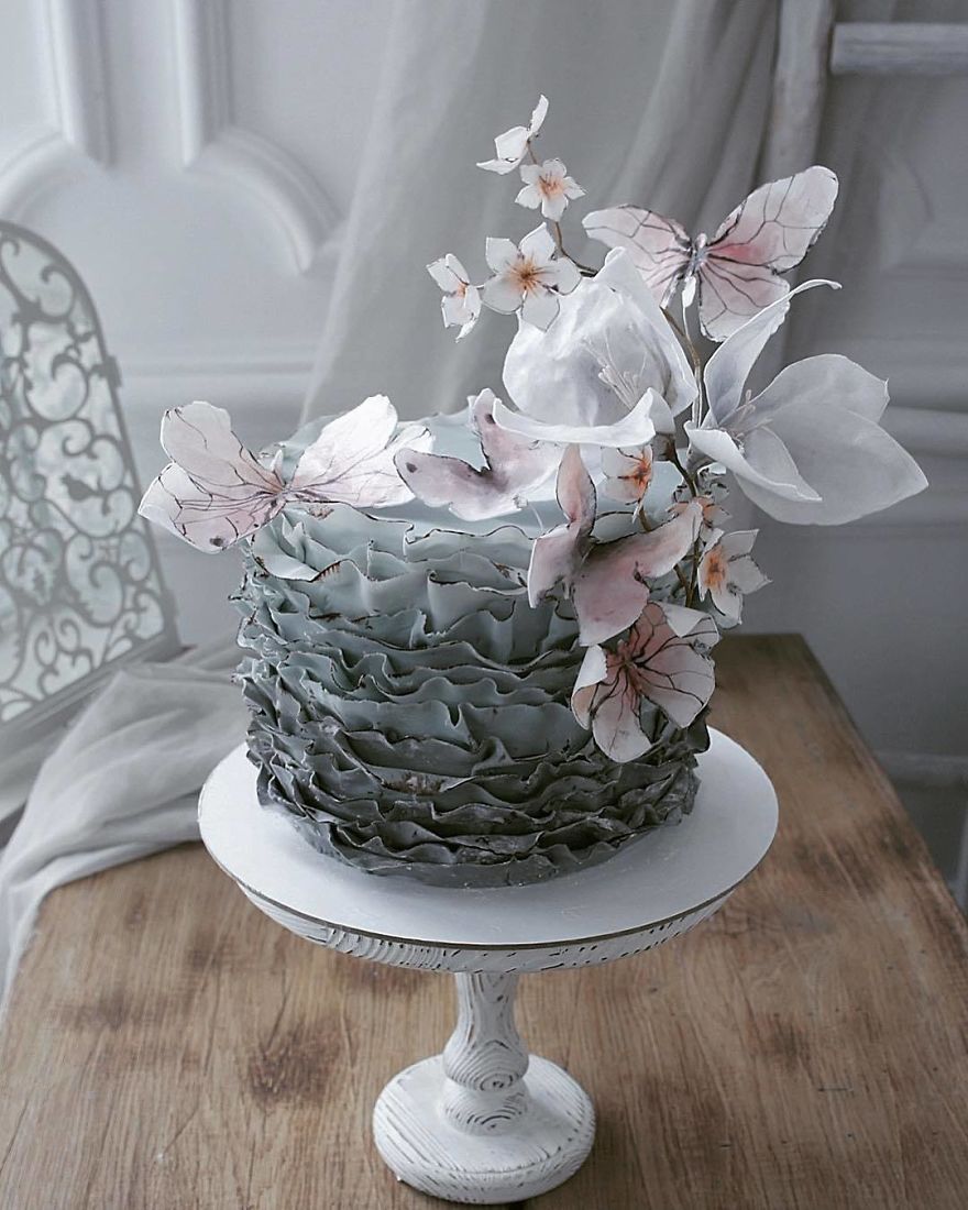 俄罗斯蛋糕设计师elenagnut艺术蛋糕作品