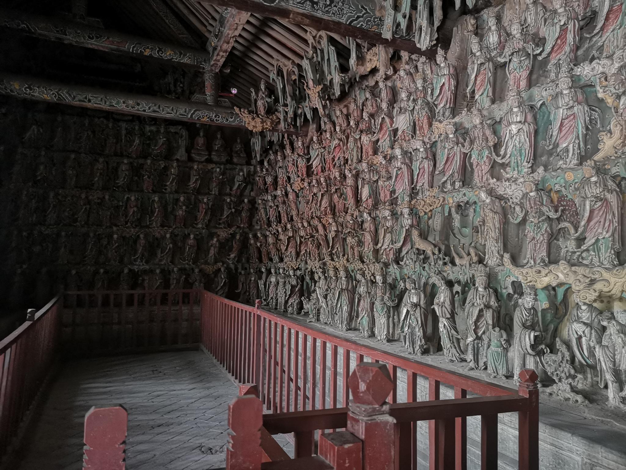 平遥县双林寺的明代悬塑