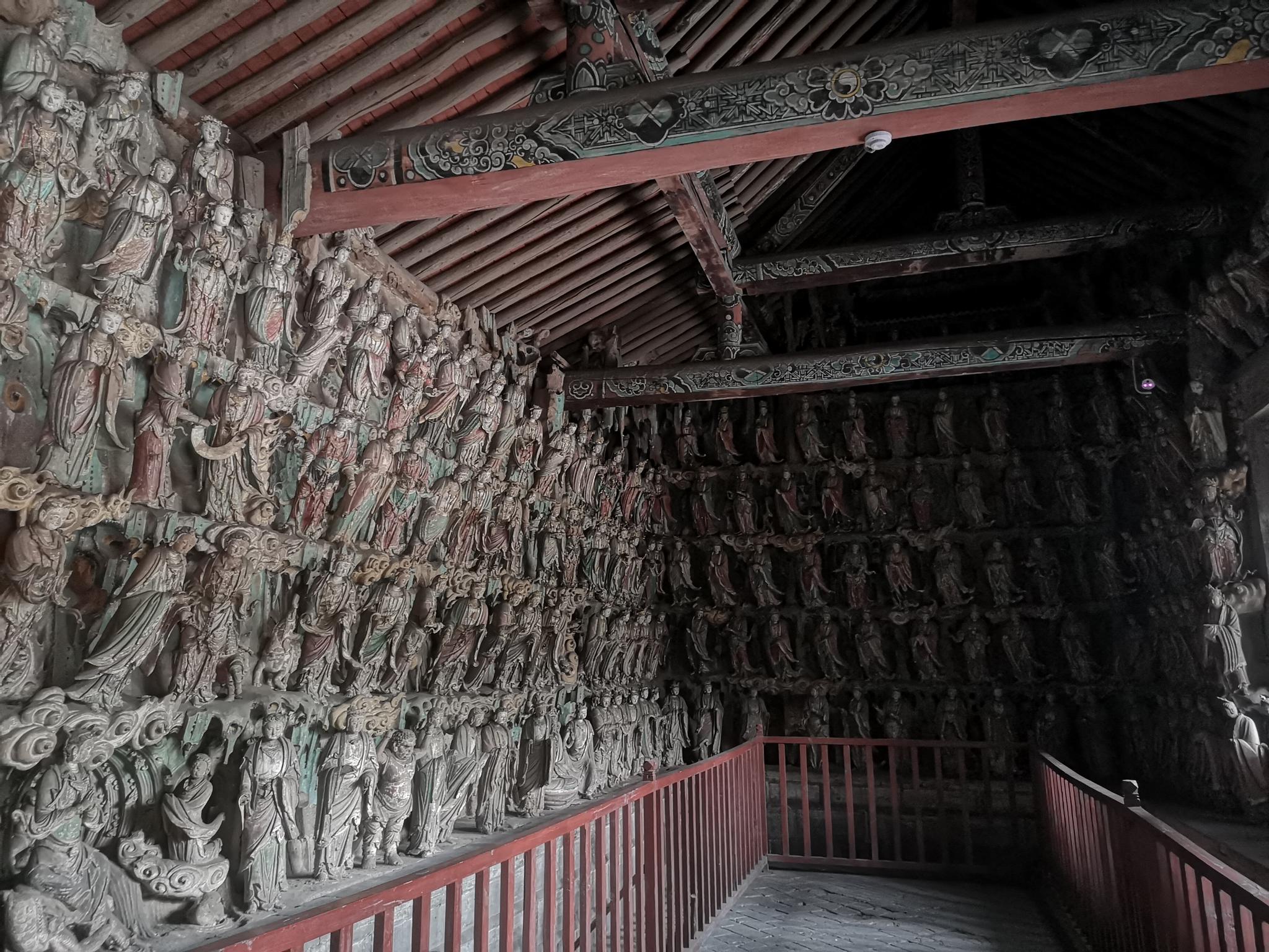 平遥县双林寺的明代悬塑