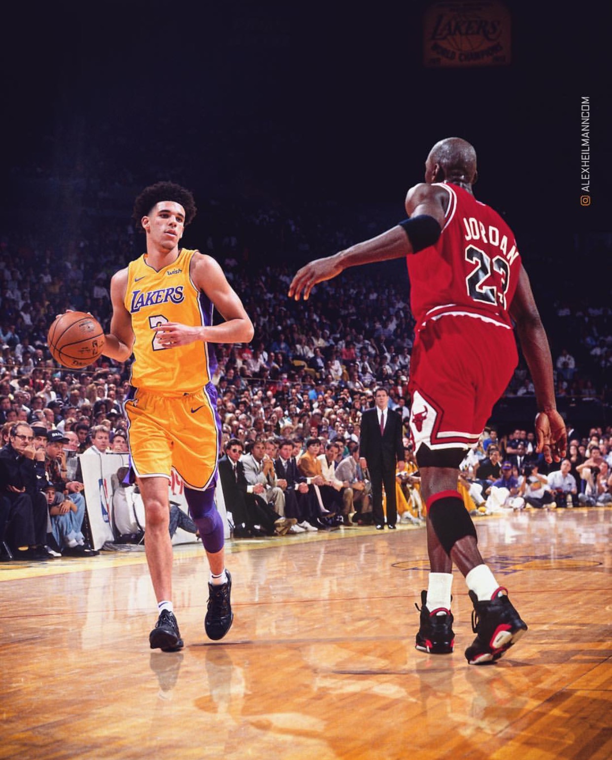 篮球美图:穿越时空的对决!