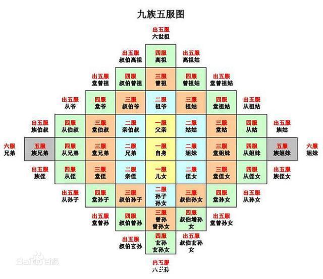 家族关系中的“五服”是指什么，祖宗十八代？|齐衰|丧服|高祖_新浪新闻