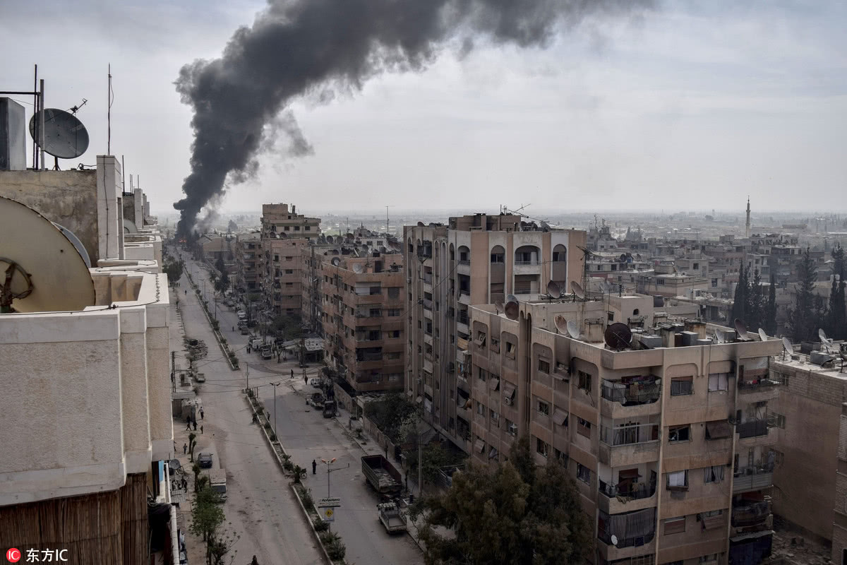 叙利亚首都大马士革遭火箭弹炮弹袭击 已致60余死伤