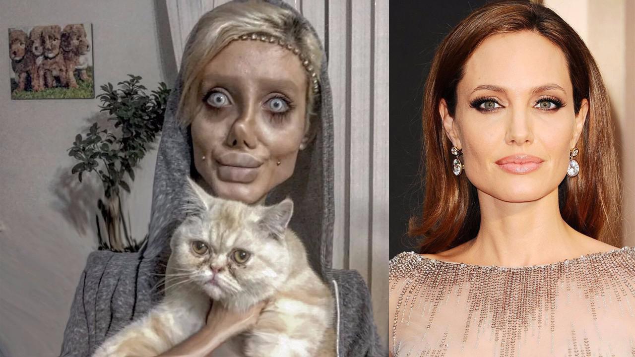 伊朗少女疯狂整容50次,惨变僵尸版安吉丽娜朱莉,收获30万粉丝!