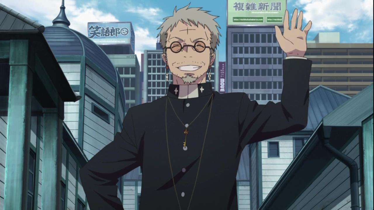 藤本狮郎《蓝色驱魔师》67藤本神父从头到尾都是一个慈父的形象.