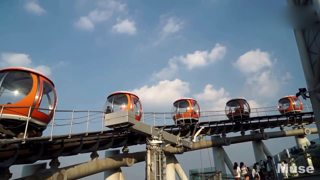 俯瞰长沙世界之窗空中花园摩天轮亮相 最高可达100米高度