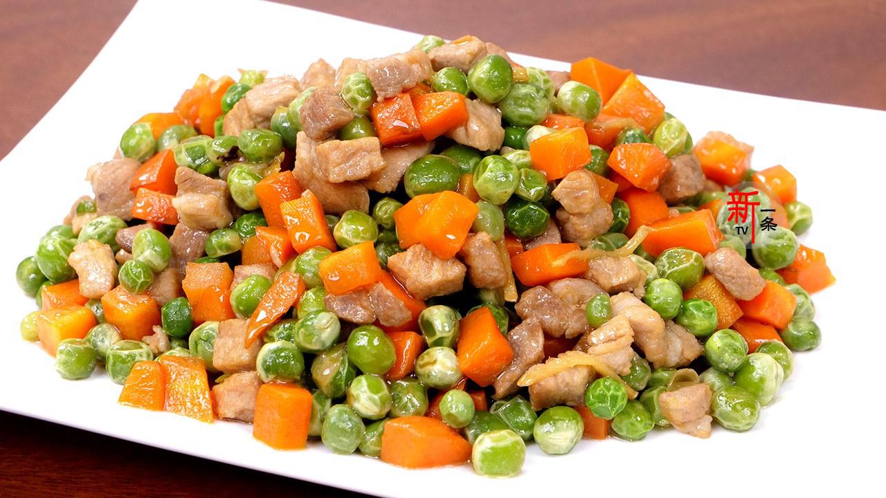 好吃下饭的快手青豆炒肉丁,不但颜值高,味道也是一流