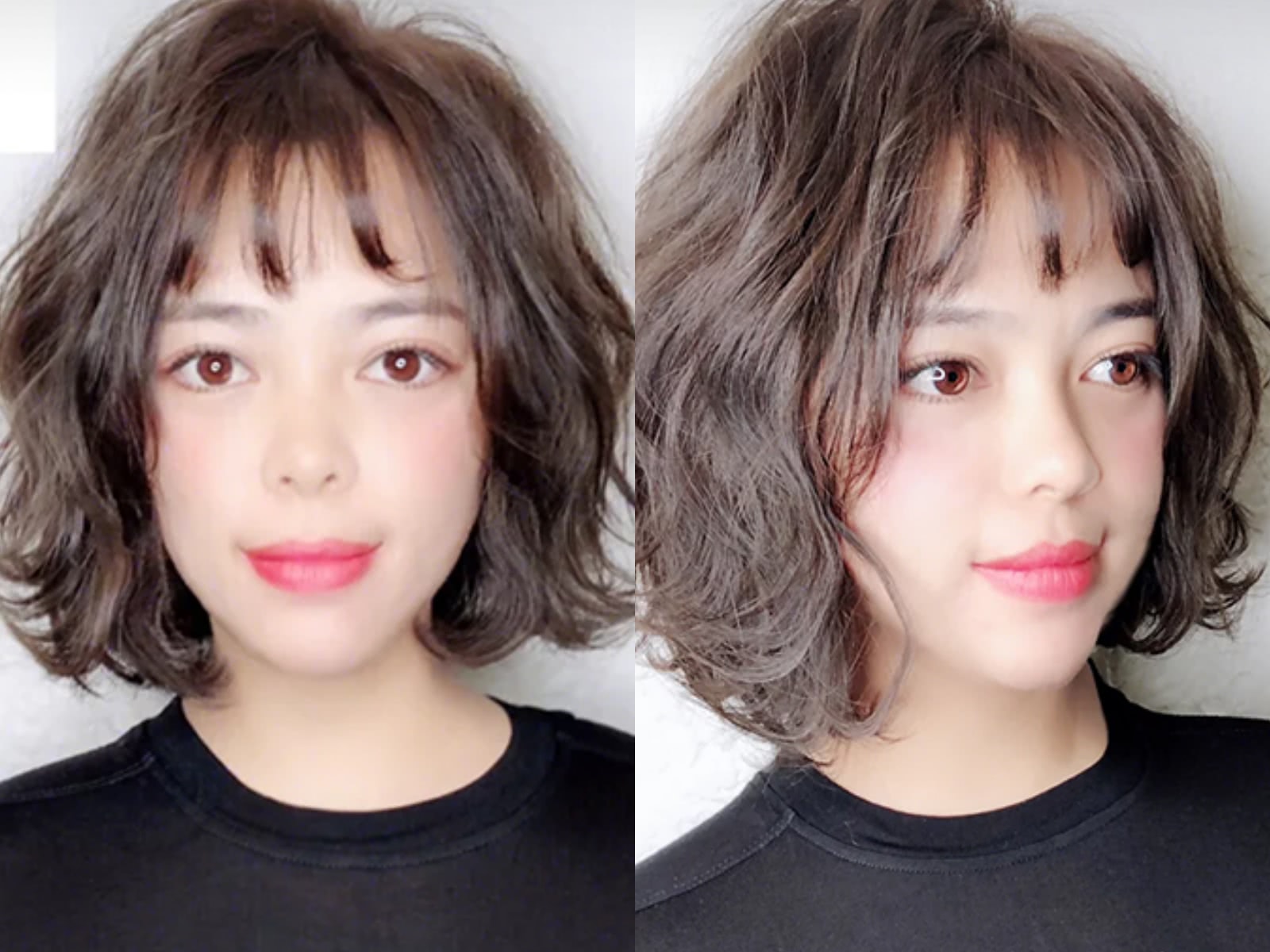 很流行的自然烫空气刘海发型,减龄,甜美,瘦脸!