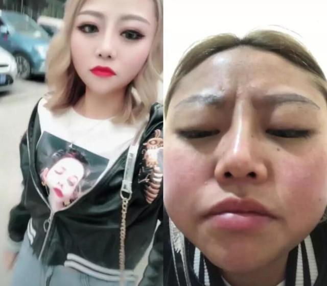 漂亮小姐姐网恋前后对比照网友:我这辈子最后悔的一件事就是网恋