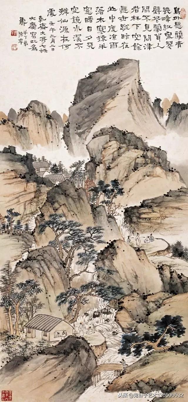京津画派大才陈半丁,天下几人画山水