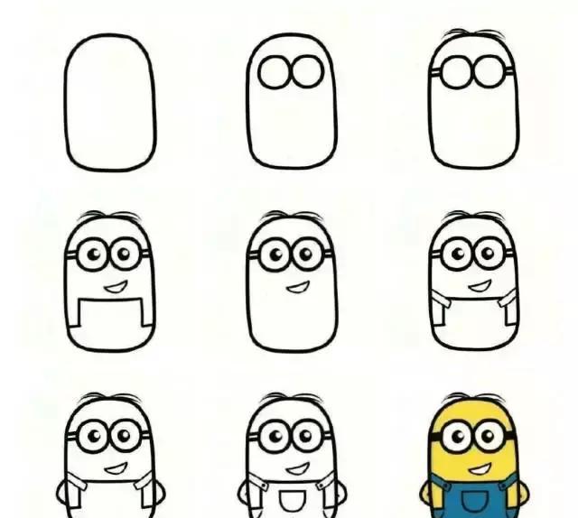 简笔画大全暑假陪孩子一起画画吧