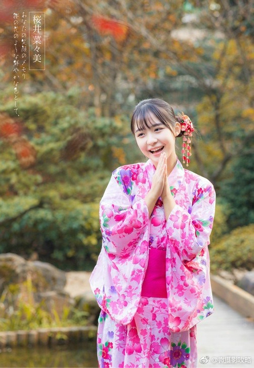 穿和服清纯少女干净纯真笑容迷人写真集