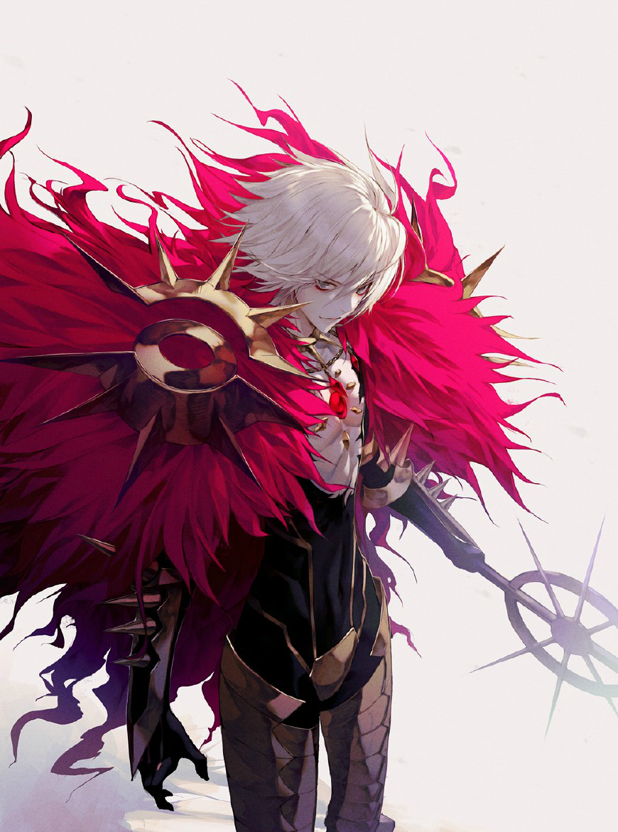 韩国插画师wanke这画风够华丽细致还带一点唯美黑暗系风格