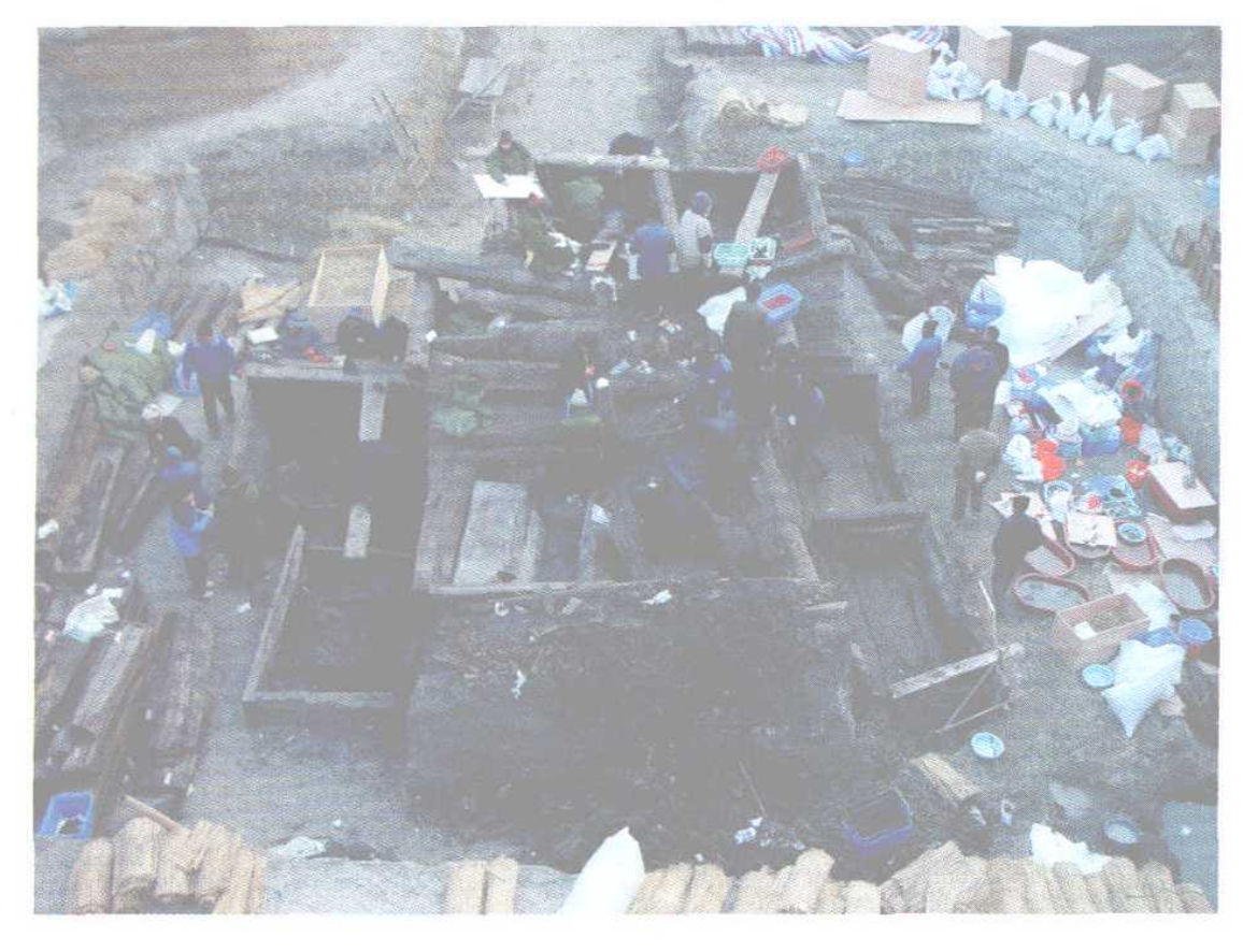 江苏泗阳县"大青墩汉墓"属于三庄汉墓群,2002年发掘