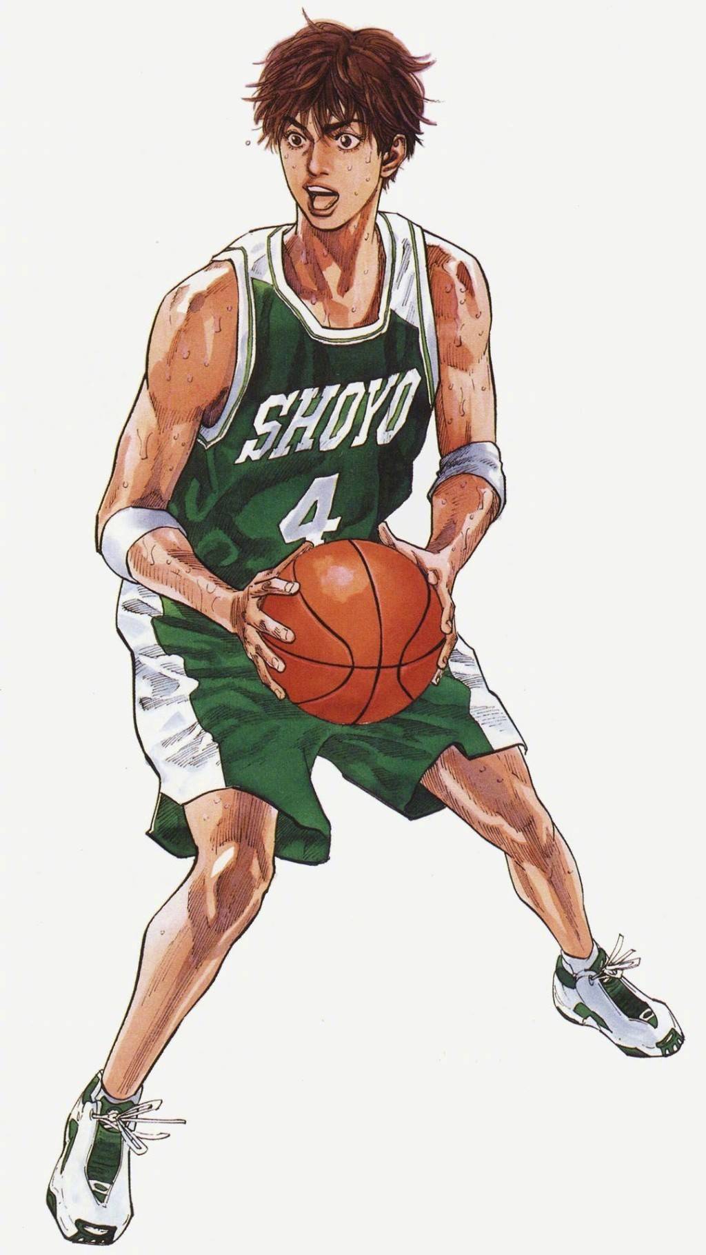 绘画篮球里可是有我的青春啊