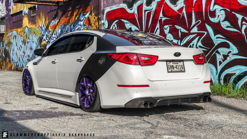 韩系起亚k5改装案例