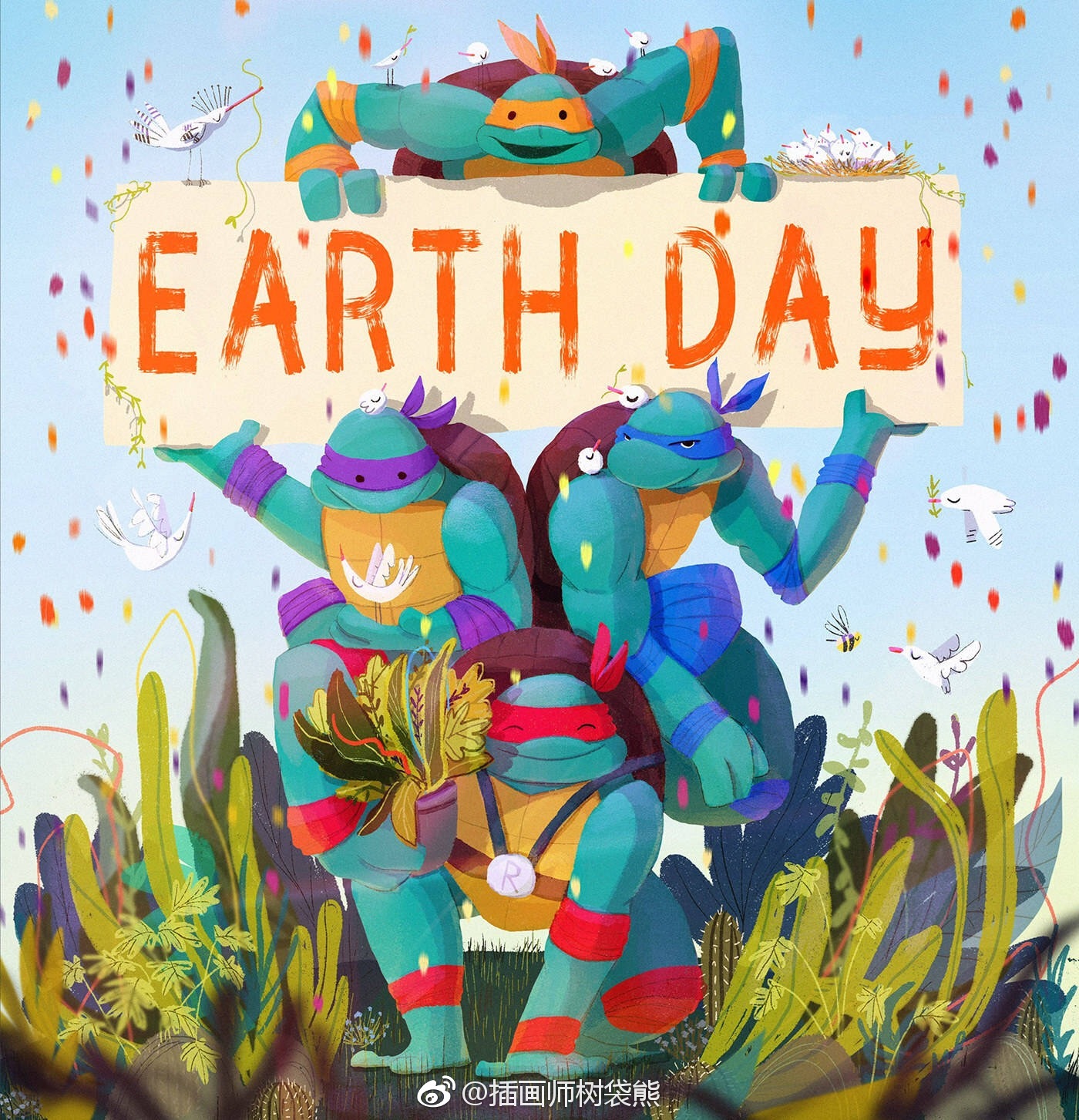 西班牙插画师 beatrice blue 儿童插画设计作品曾经天马行空的那些小