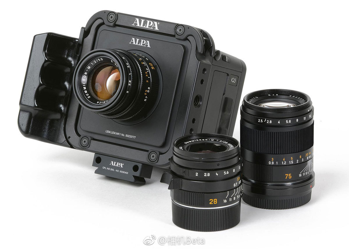 该镜头模块可以让徕卡m卡口镜头适用于alpa中画幅相机