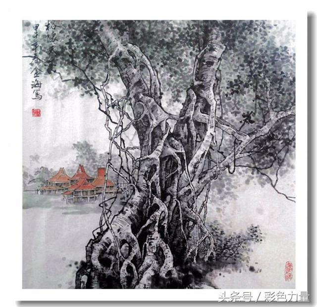 王金海作品!|王金海|苍古|山水画_新浪新闻