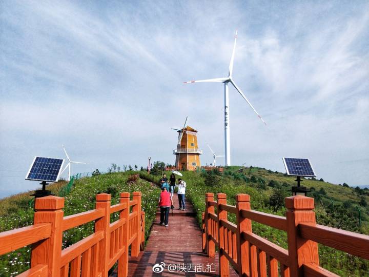 建议路线:西安—界头庙风车小镇—无量山—龙湖—黄龙县城—神道岭