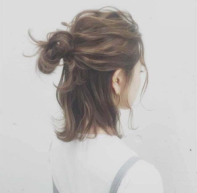 夏天到了,扎百变丸子头时尚减龄清爽