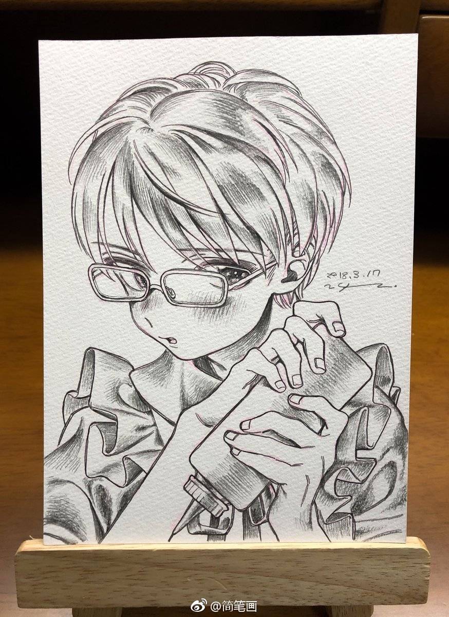 小正太铅笔画可爱的男孩纸byneguko92