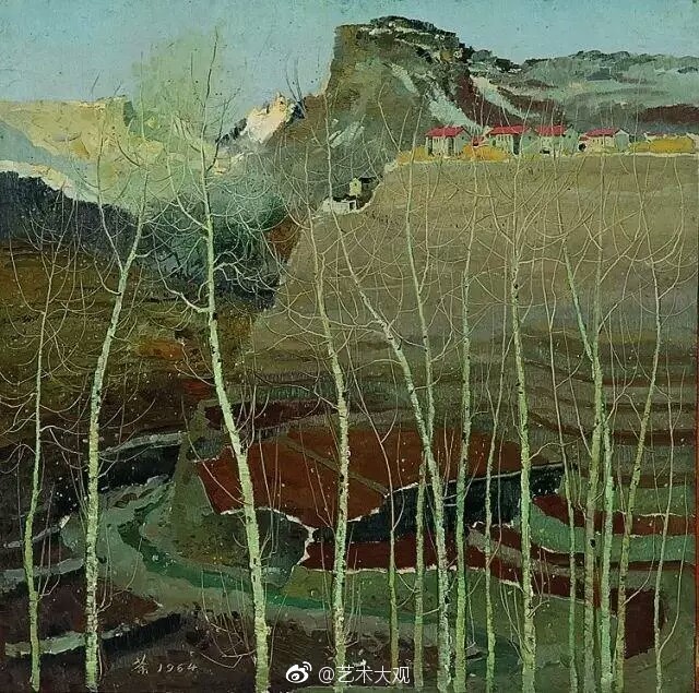 吴冠中油画作品欣赏 | 在他的作品里写实和写意开始交融|吴冠中|写意|写实|油画|交融_新浪新闻