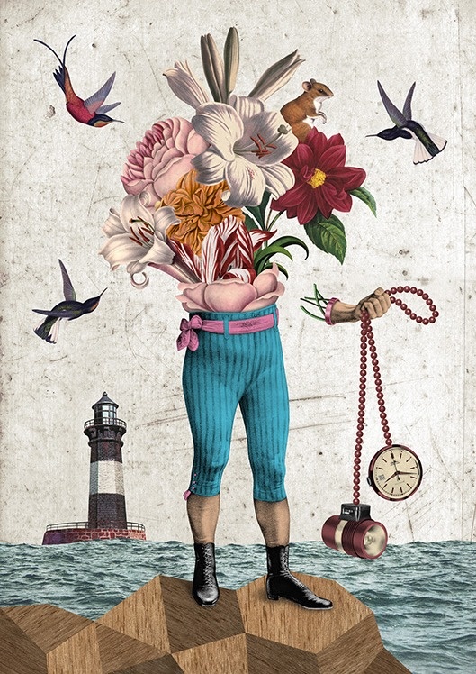 复古拼贴插画设计师兼插画师randymora