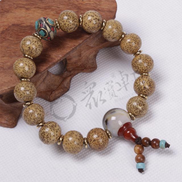 "天珠"千眼菩提的和价值,众星捧月,把件形态各异,魅力爆棚!