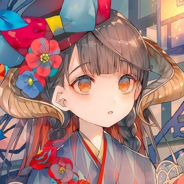 古风动漫风女生头像今日比昨日更爱你一点了呢