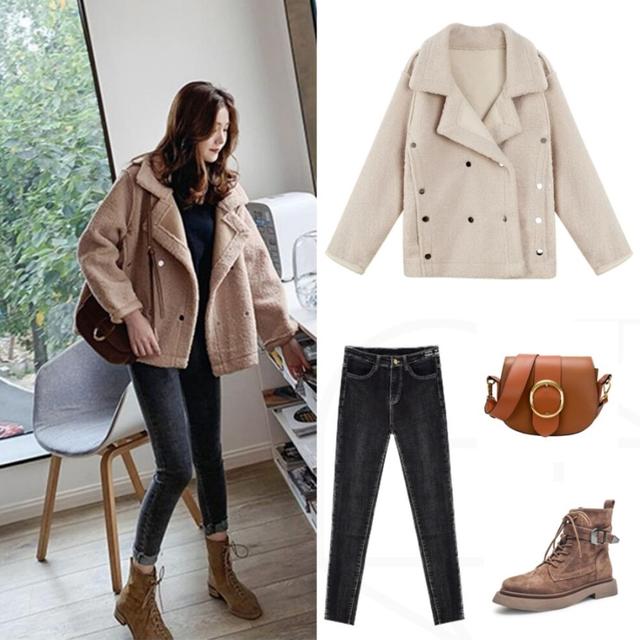 9款毛呢短外套搭配推荐,小个子女生的挚爱,显高显瘦显腿长