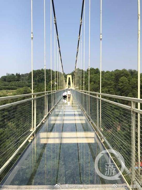 龙津溪地玻璃桥图片