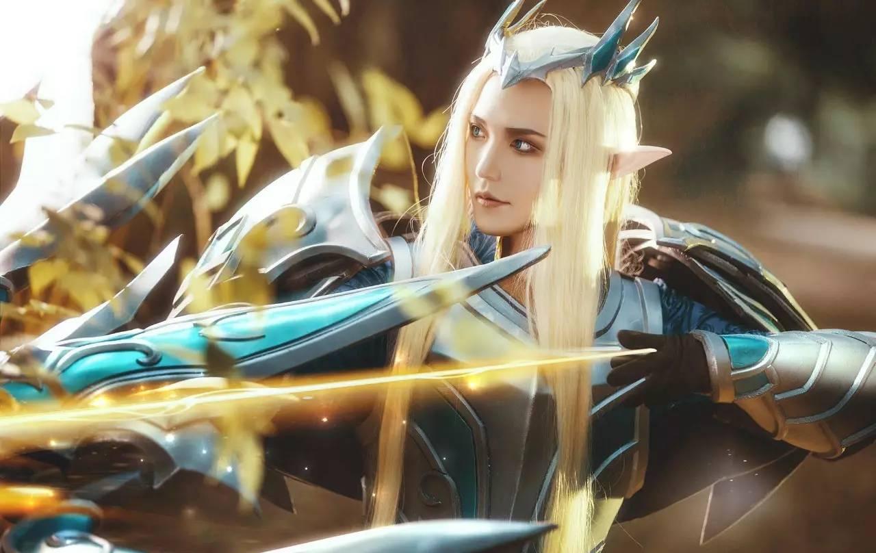 王者荣耀: 这是我见过最帅的后羿精灵王 女扮男装你看出来了吗?