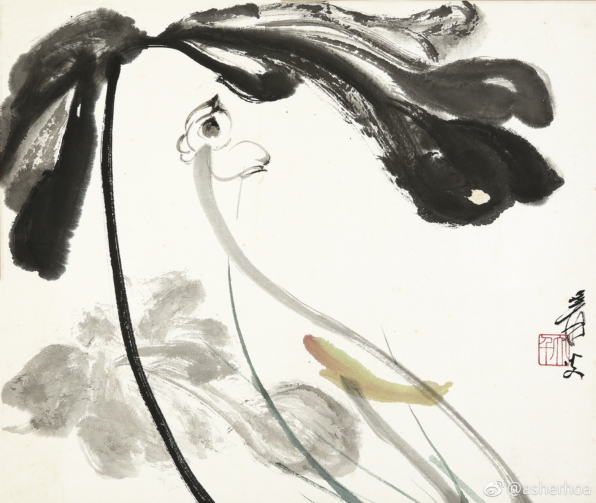 9月13日在纽约举行的"唐鸿冯碧池伉俪珍藏中国书画"拍卖会上