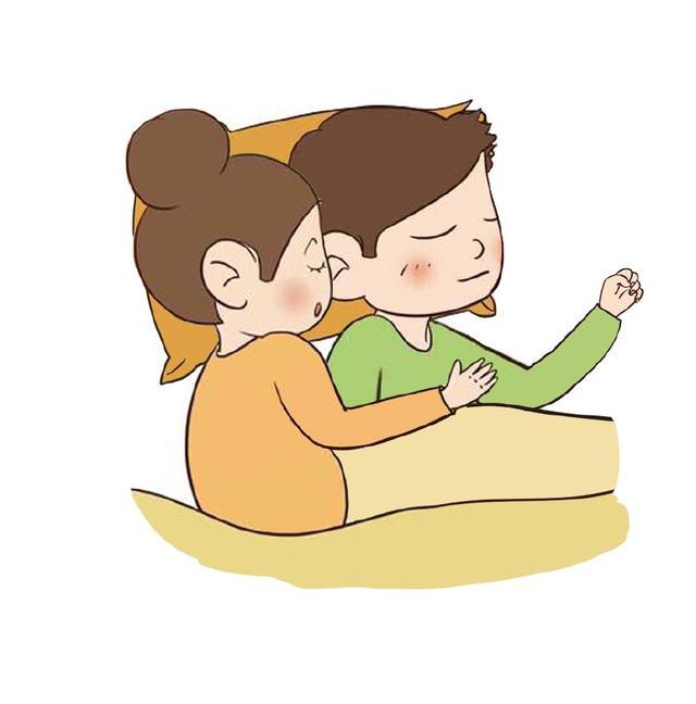 四,依赖型即睡觉时,妻子身体不和丈夫距离太近,但腿,脚,手等会随意的