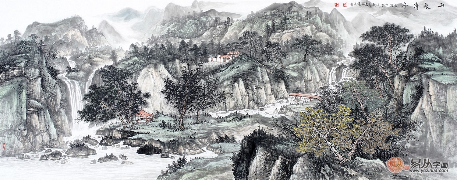 龙行天涯,志在丘壑:看龙志军山水画的味道