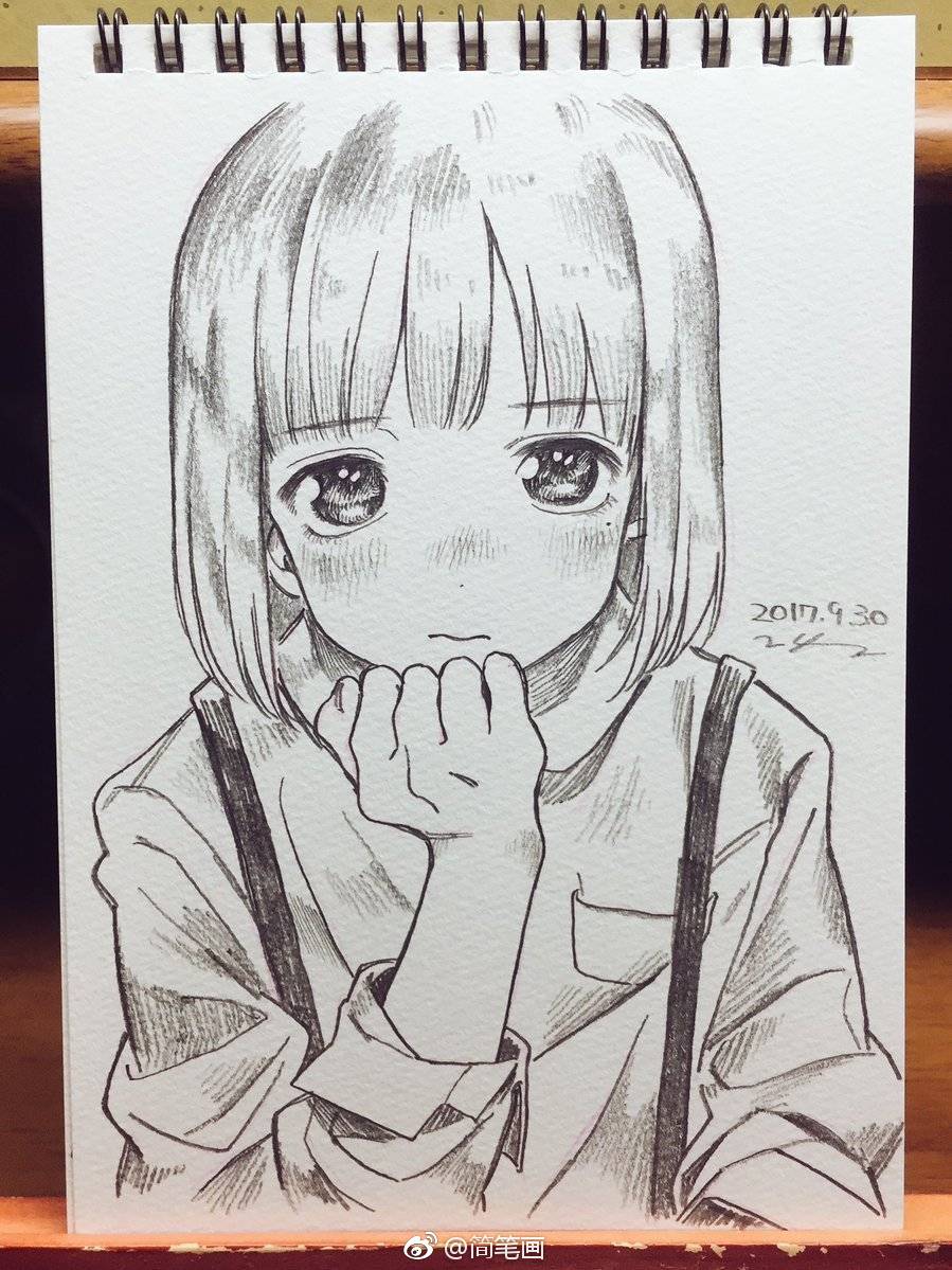 小正太铅笔画可爱的男孩纸byneguko92