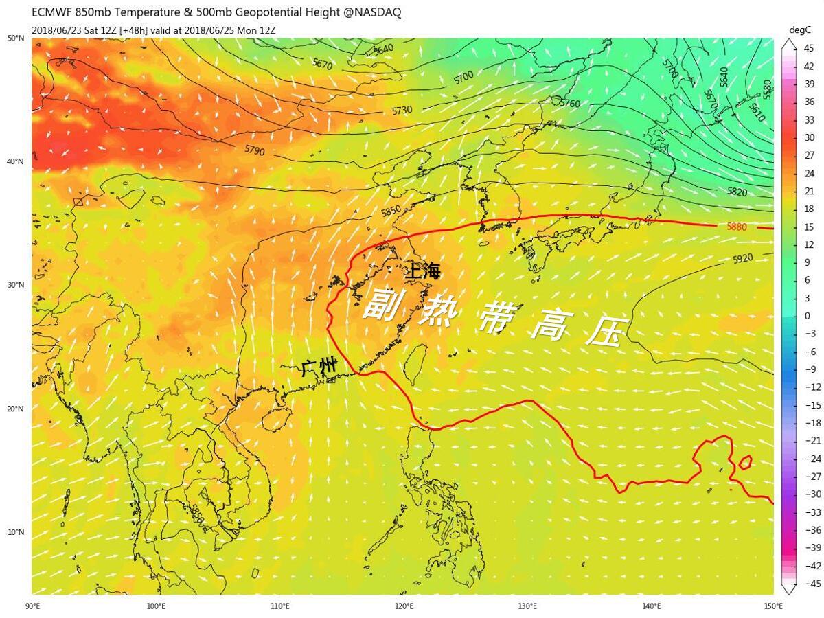 大魔王副高即将大幅西伸北抬,南方高温要开始了!