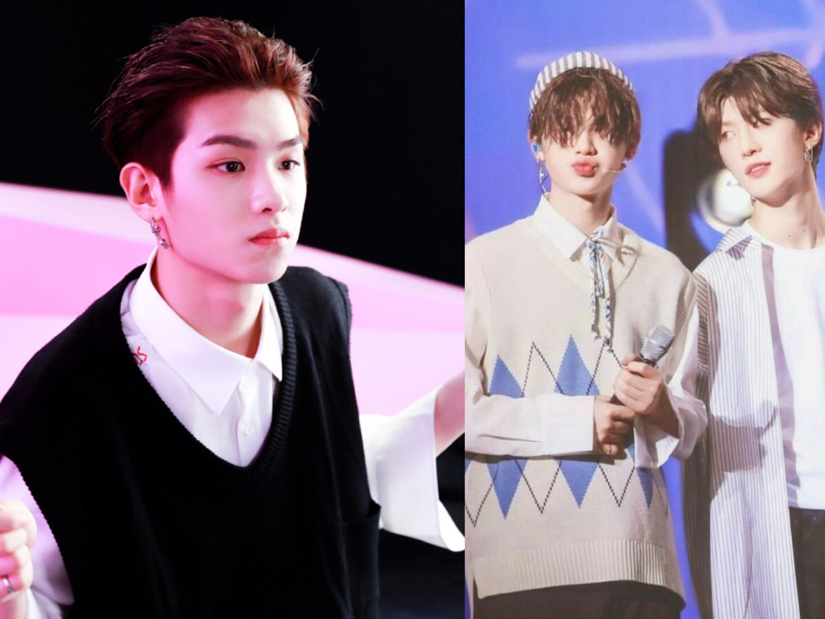 ninepercent新片真个性,蔡徐坤陈立农穿红衣,小鬼一头卷毛!