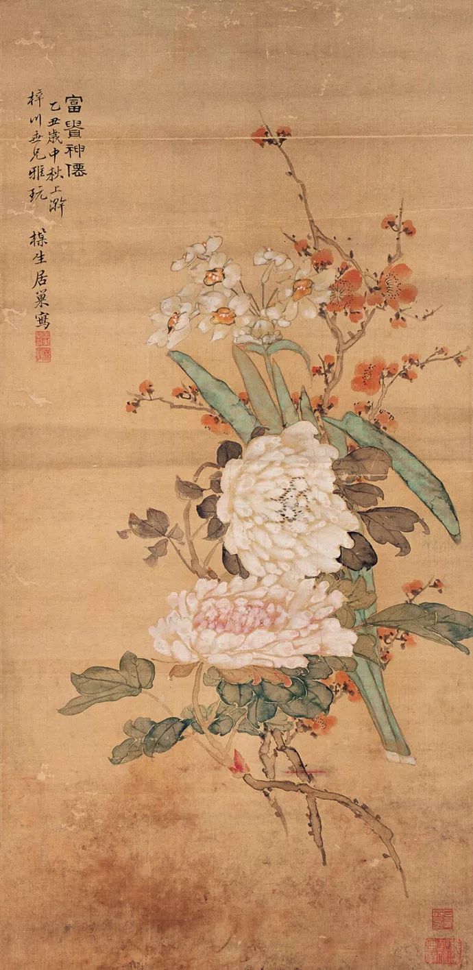 居巢作品欣赏与居廉广收门徒不同,居巢一生几乎不收弟子,这情景颇似