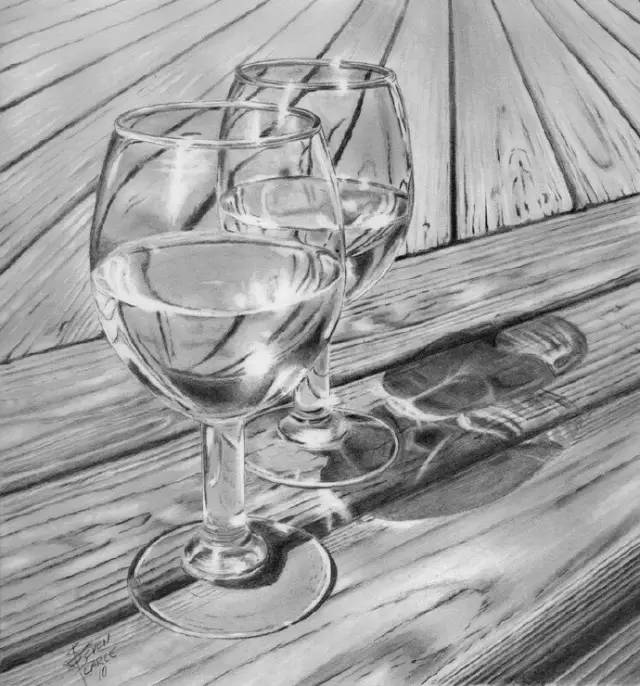 【教程】玻璃在水粉和素描中的技法体现|水粉|物体|静物_新浪新闻