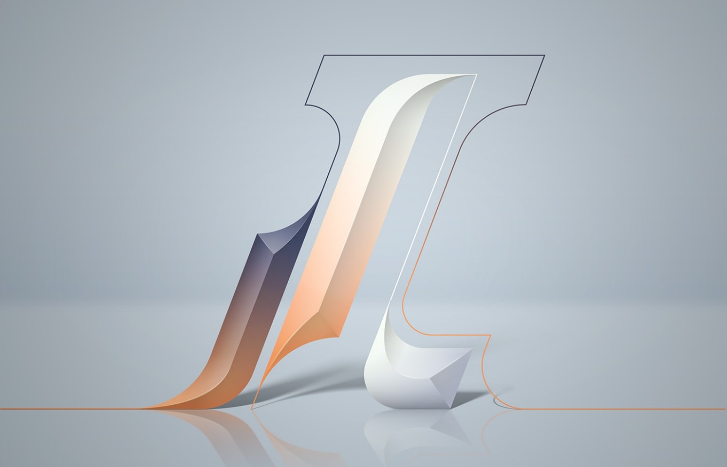 3d创意艺术字母设计._新浪看点