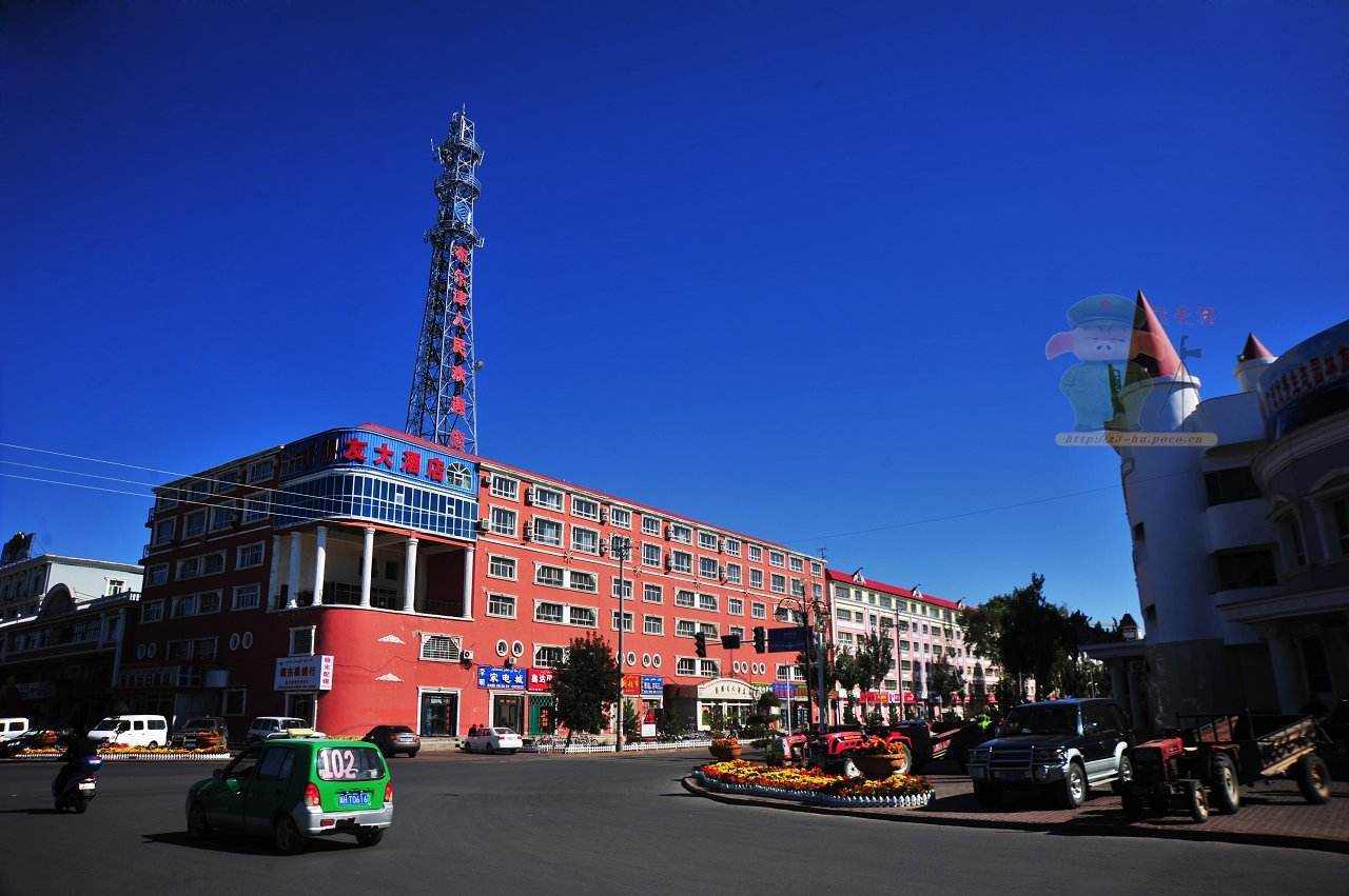 异域风光小县城,干净清新布尔津