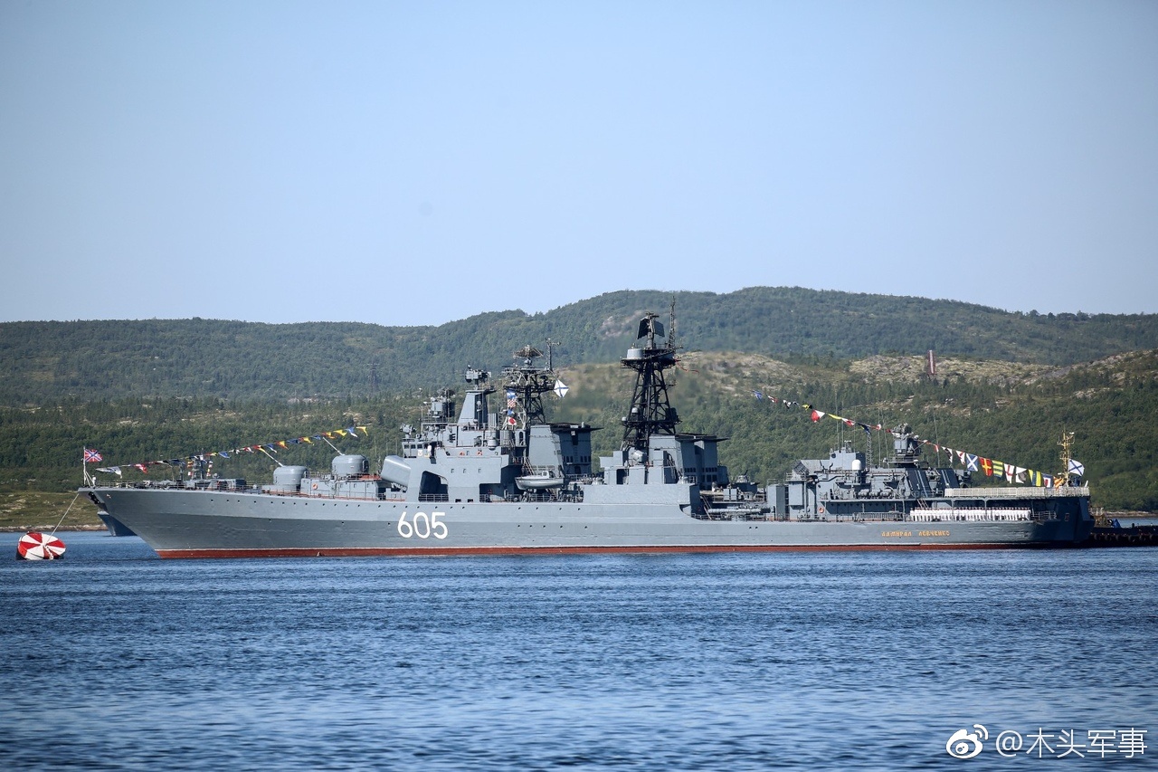 2018年7月29日,北莫尔斯克,俄罗斯北方舰队举行庆祝海军节阅兵活动.