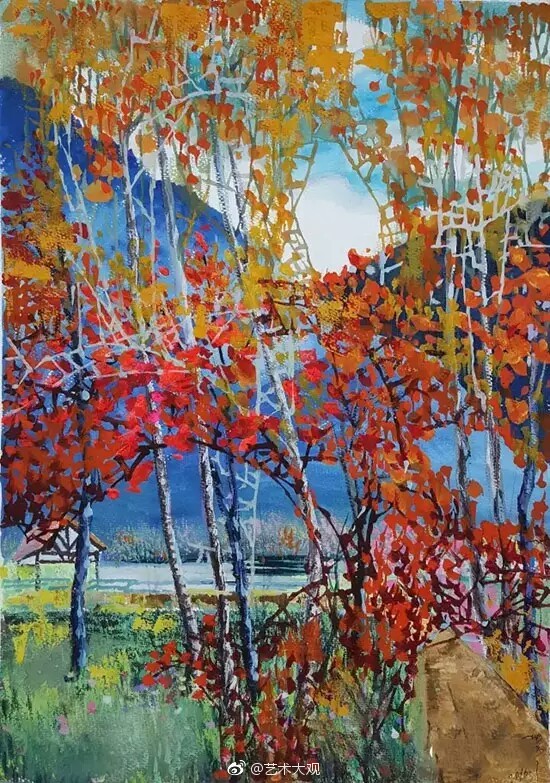 四川画家水彩画风景写生作品选摘