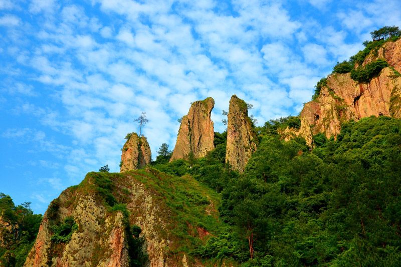 暑假去浙江縉雲仙都風景區看天下第一峰和縉雲最美風景