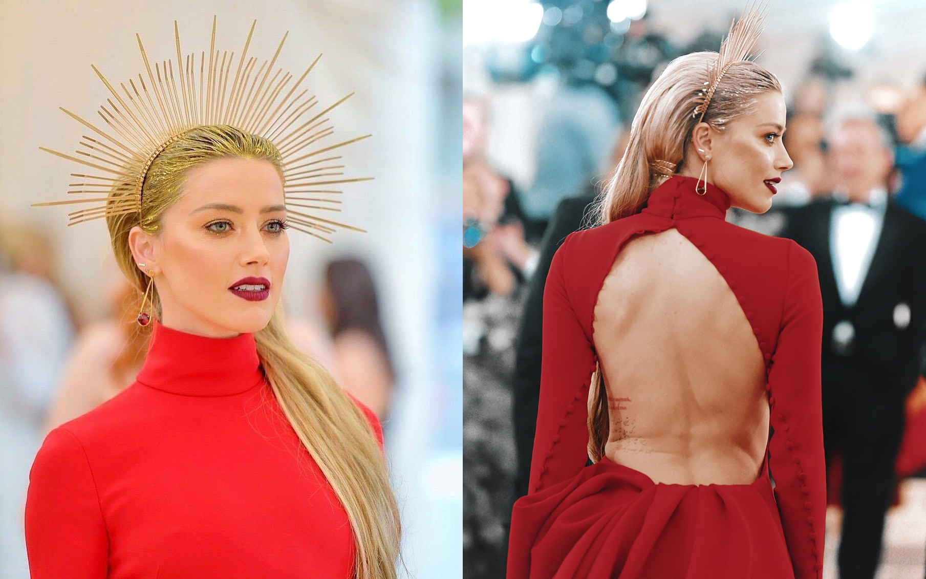 metgala##metgala2018# "海伦皇后"#dianekruger# 亮相met gala 2018