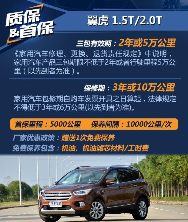 福特翼虎2017款怎么样 翼虎1.5t保养周期及费用