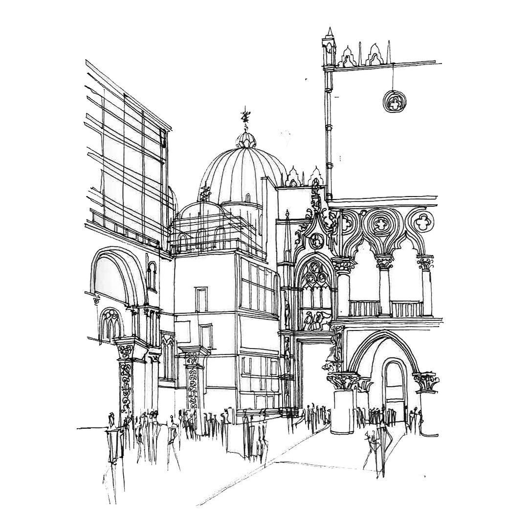 建筑设计师adelinagareeva设计手稿