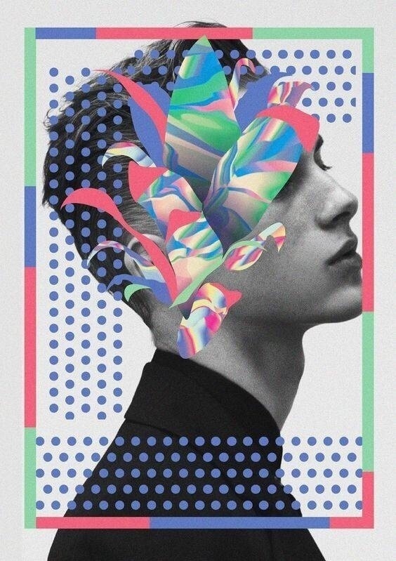 一组色彩明快有活力的海报设计